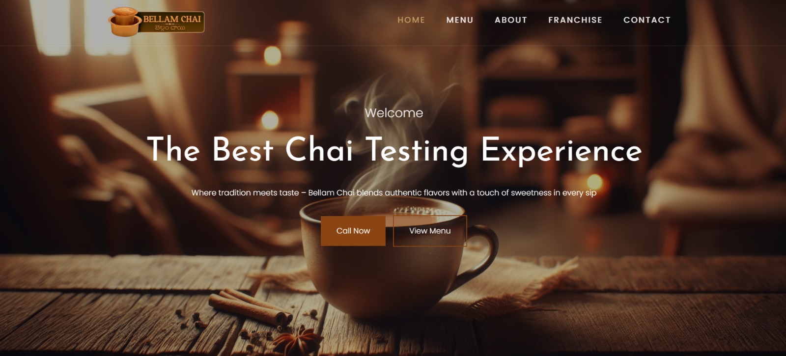 Bellam Chai Website