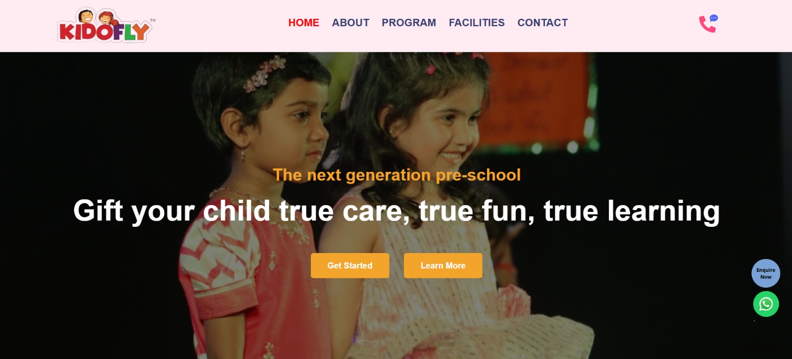 Kidoflya Playway School Website